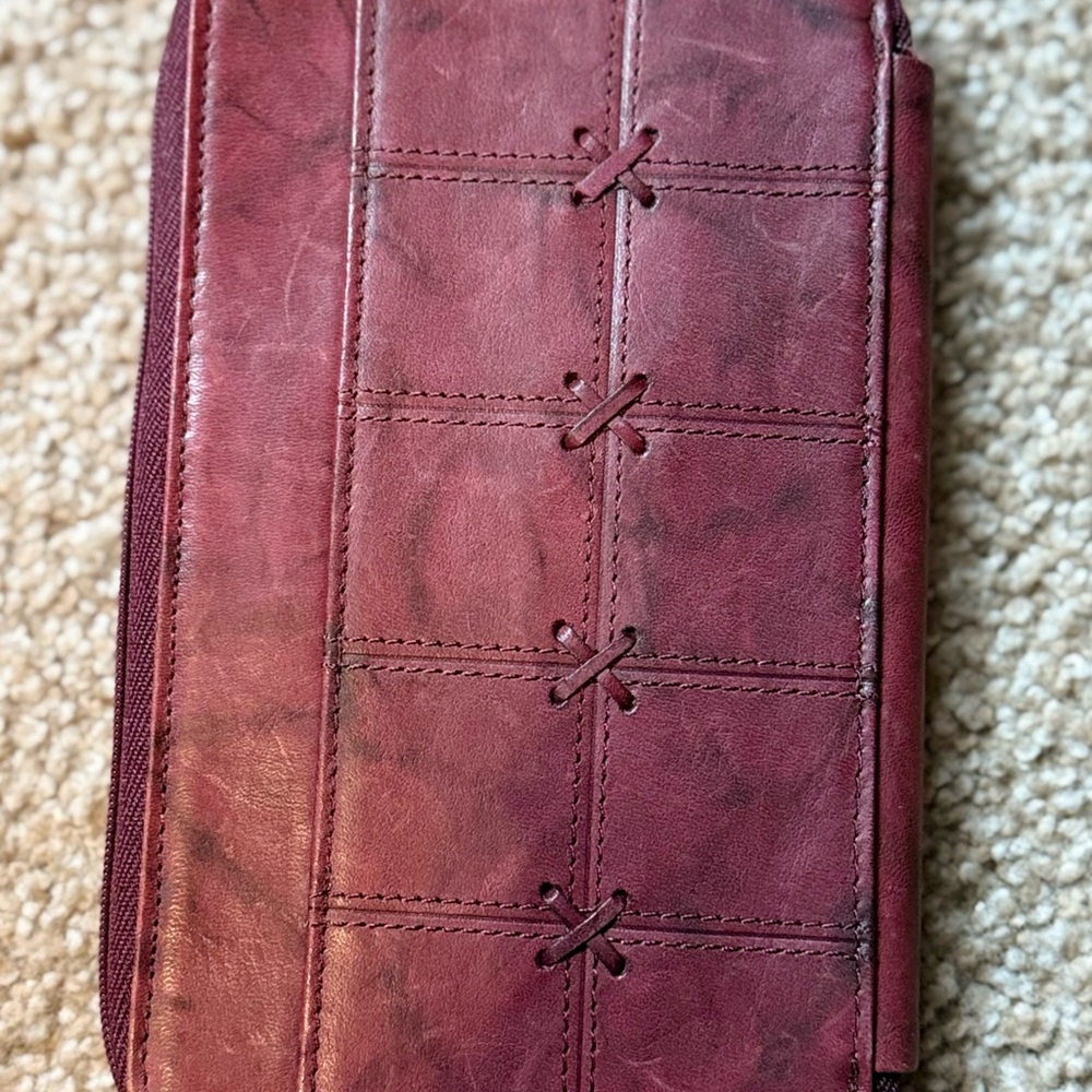Burgundy Leather Wallet